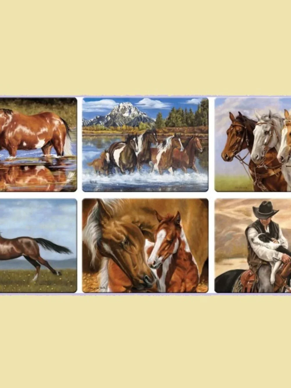 Horse Scene Cutting Board 16